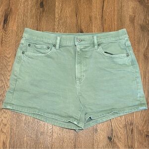American Eagle Outfitters High Waist Green Shorts